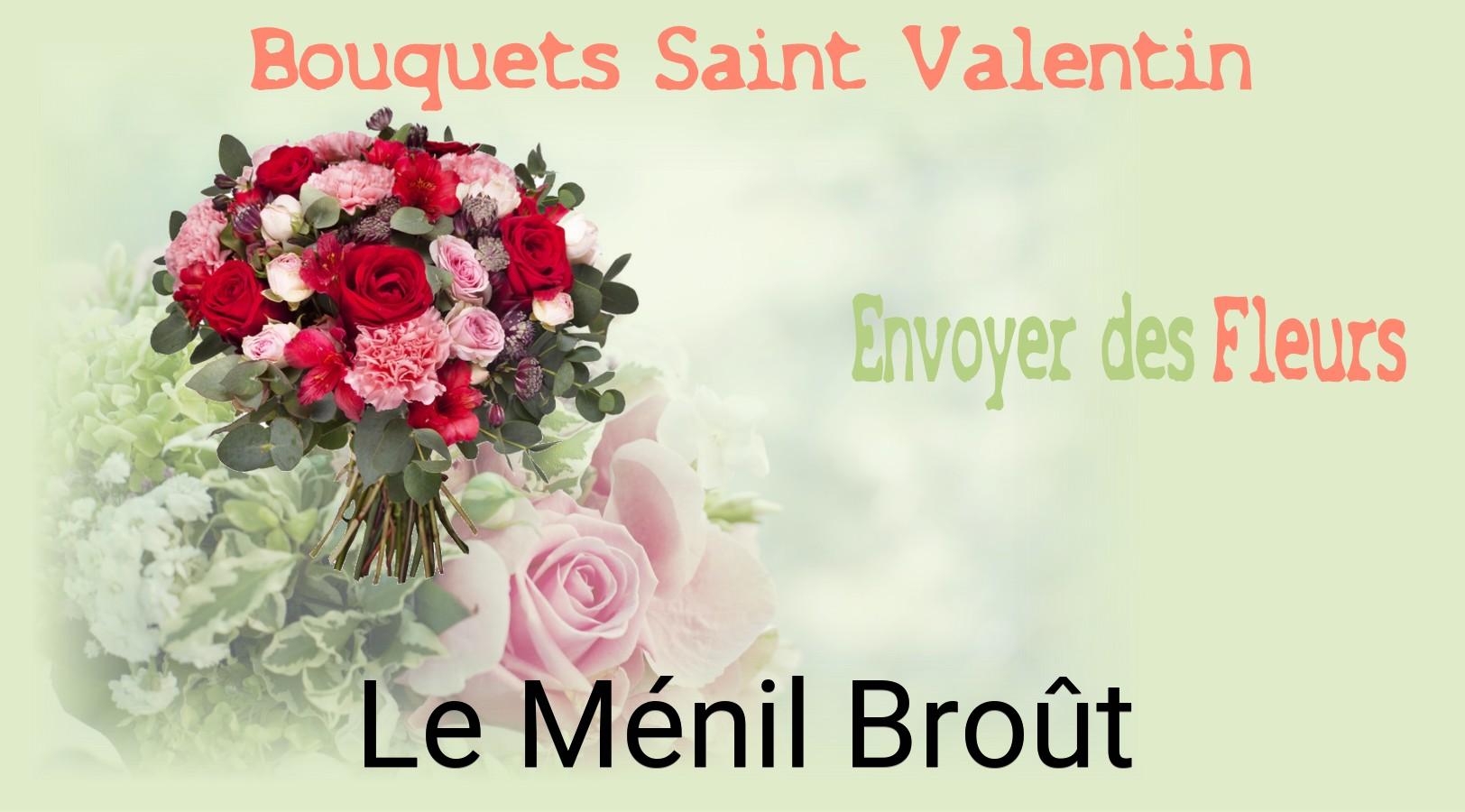 Roses de Saint-Valentin livrées à Le Ménil-Broût